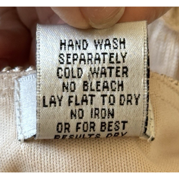 Vtg Caché Dress Crochet Midi Art Deco Flapper Gatsby Ethereal Romantic Retro, XS - Picture 8 of 8